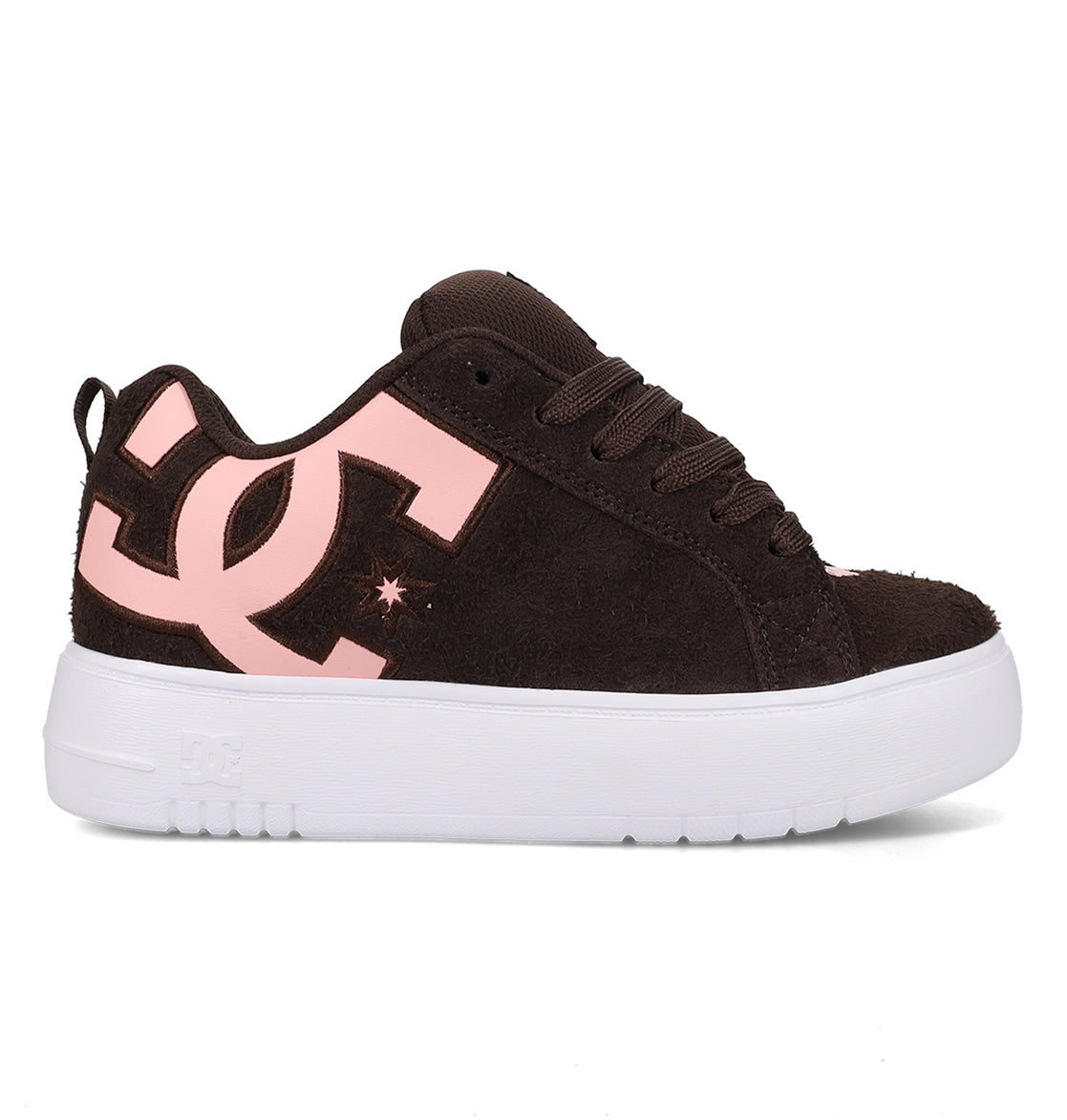 Dark Brown/Pink/White